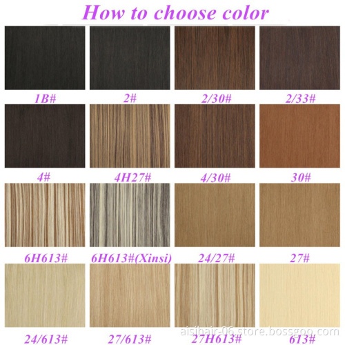 2017 Hot Sale synthetic clips hair extensions